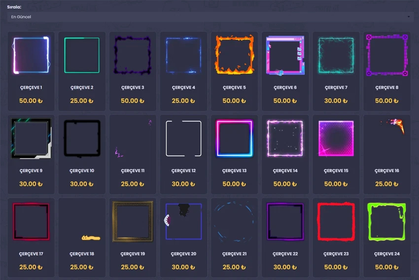 Avatar Çerçevesi Paketi Game Sultan'da!