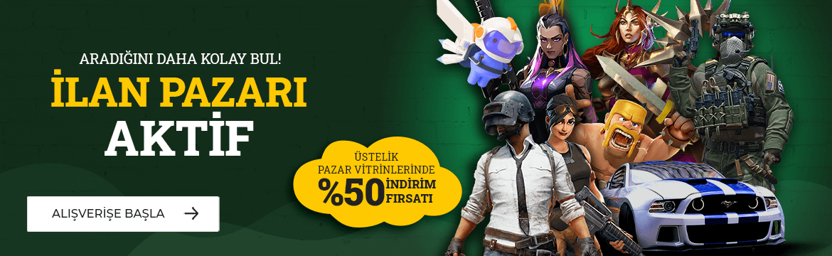 Game Sultan İlan Pazarı Aktif!